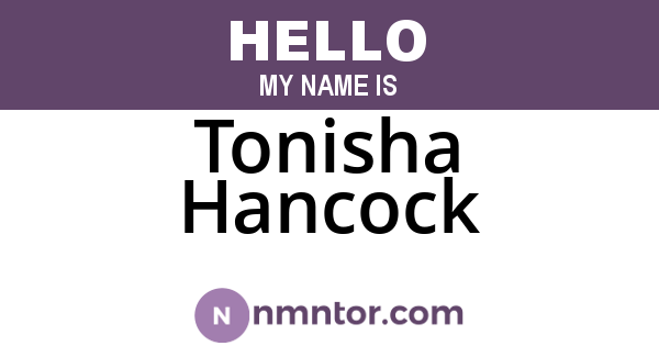 Tonisha Hancock