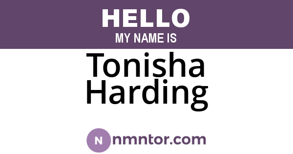 Tonisha Harding