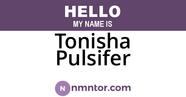 Tonisha Pulsifer