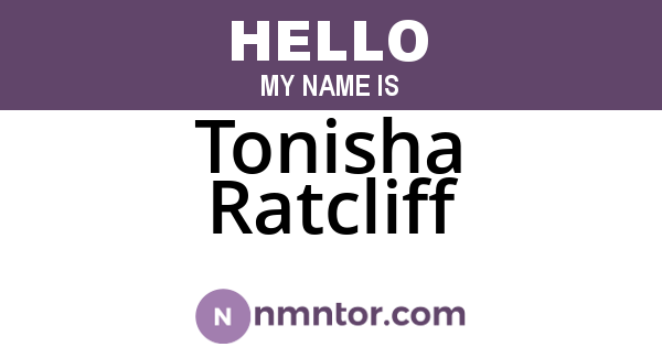 Tonisha Ratcliff