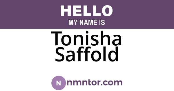 Tonisha Saffold