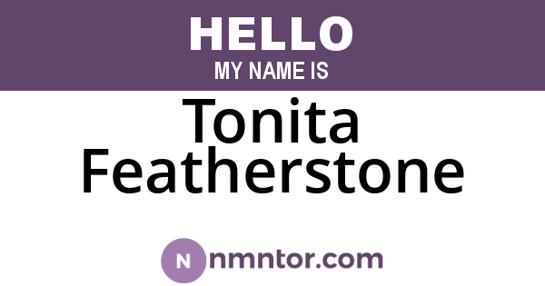 Tonita Featherstone