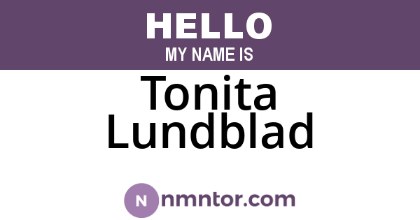 Tonita Lundblad