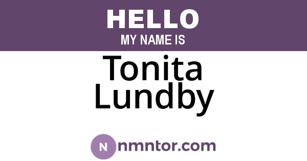 Tonita Lundby