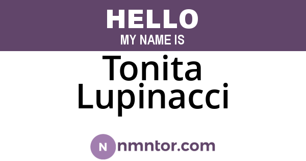 Tonita Lupinacci