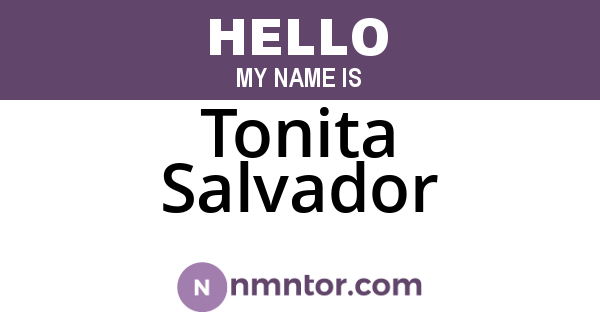 Tonita Salvador