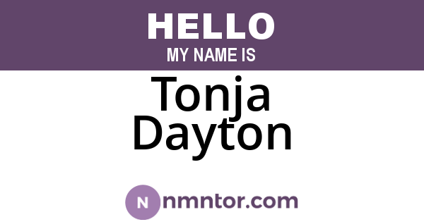 Tonja Dayton