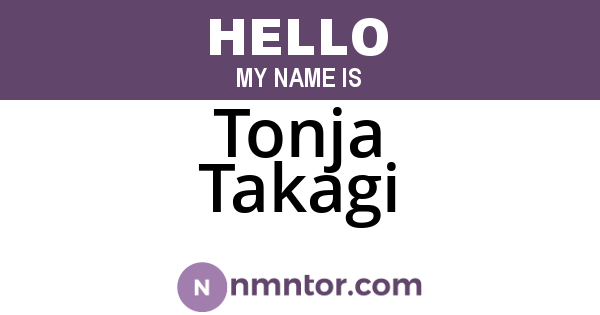Tonja Takagi
