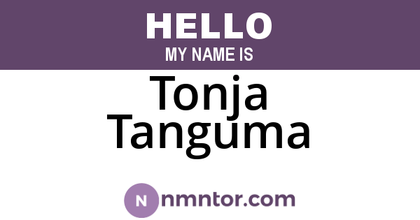 Tonja Tanguma