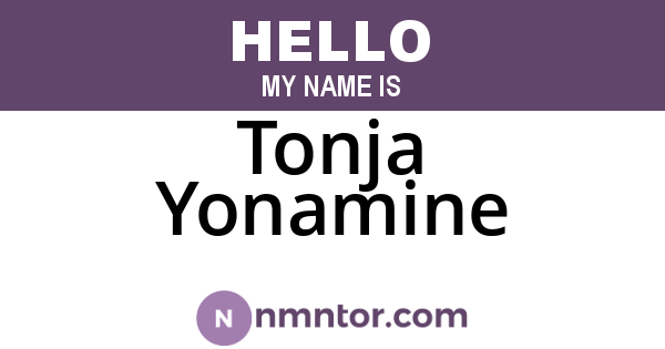 Tonja Yonamine