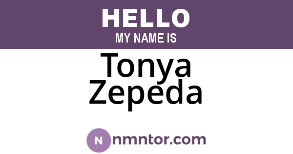 Tonya Zepeda