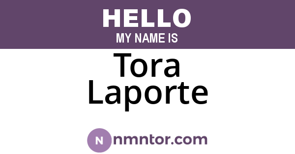 Tora Laporte