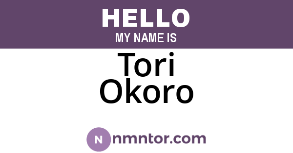 Tori Okoro