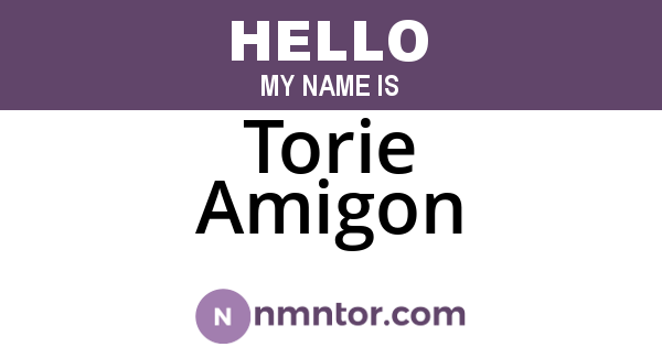 Torie Amigon