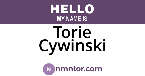 Torie Cywinski