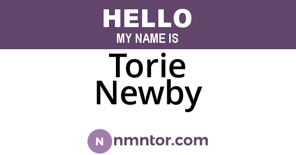 Torie Newby