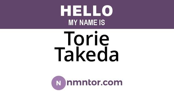 Torie Takeda