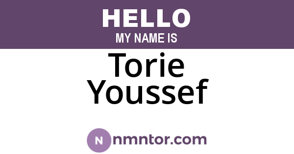 Torie Youssef