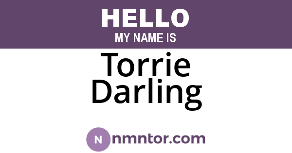 Torrie Darling