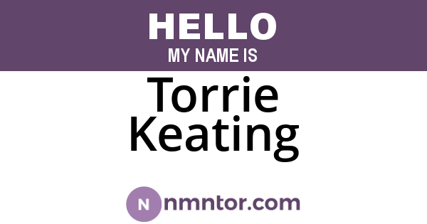 Torrie Keating
