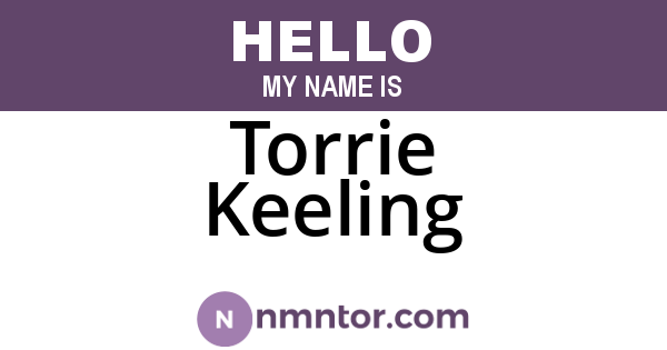 Torrie Keeling