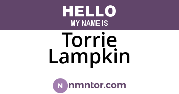 Torrie Lampkin