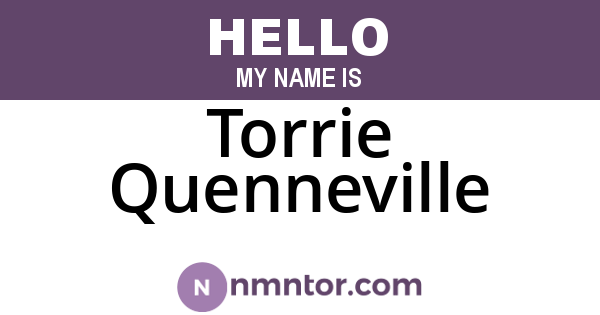 Torrie Quenneville