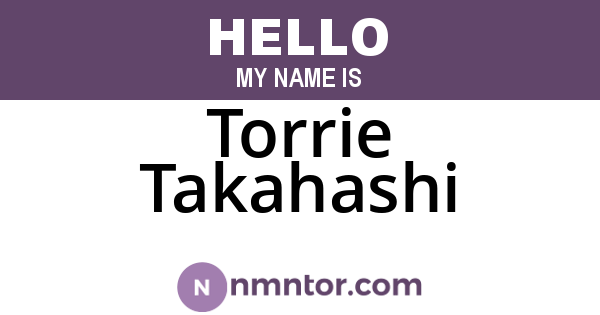 Torrie Takahashi