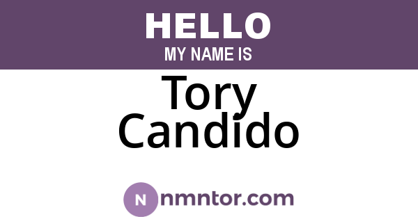 Tory Candido