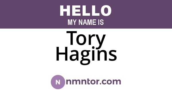 Tory Hagins