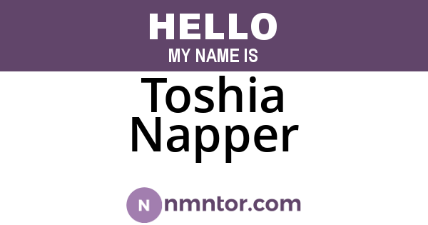 Toshia Napper