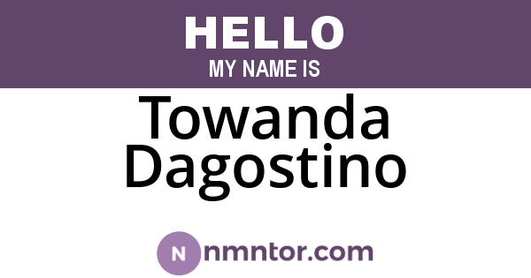 Towanda Dagostino