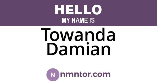 Towanda Damian