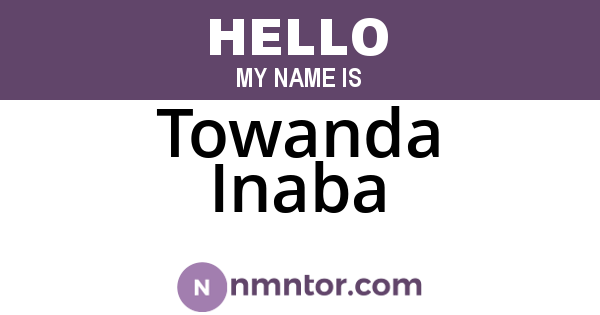 Towanda Inaba