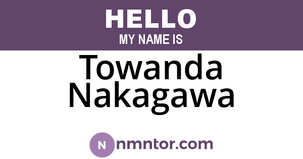 Towanda Nakagawa