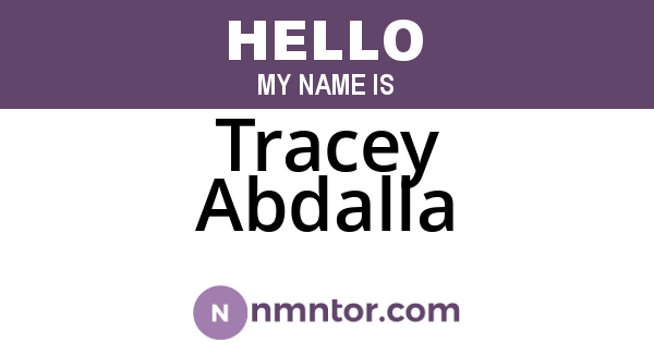 Tracey Abdalla