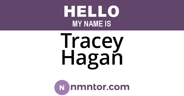 Tracey Hagan