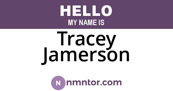 Tracey Jamerson