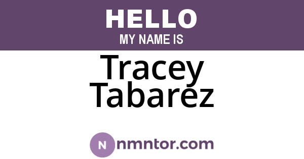 Tracey Tabarez