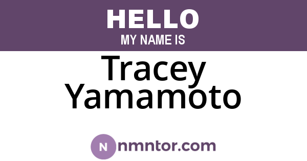 Tracey Yamamoto