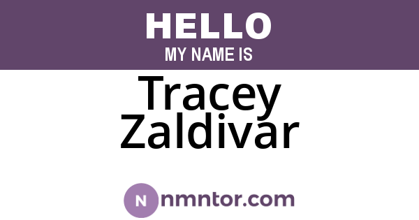 Tracey Zaldivar