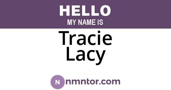 Tracie Lacy