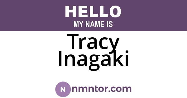 Tracy Inagaki