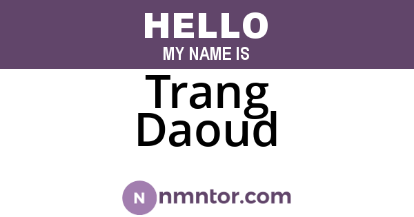 Trang Daoud
