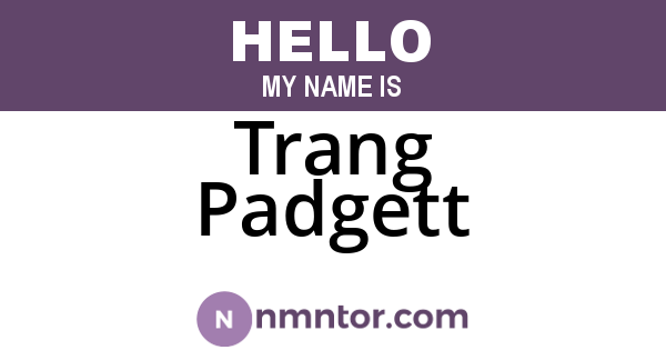 Trang Padgett