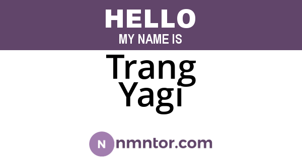 Trang Yagi