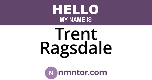 Trent Ragsdale