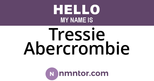 Tressie Abercrombie