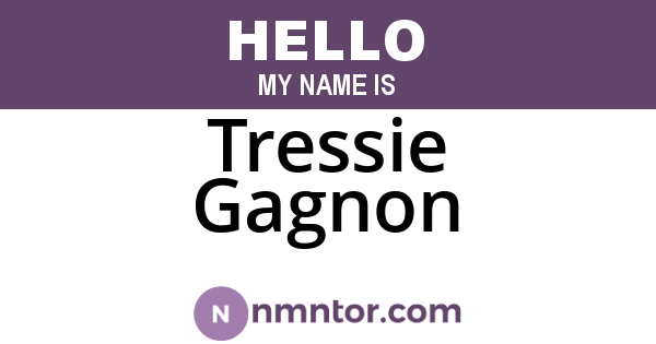 Tressie Gagnon