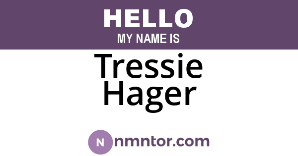 Tressie Hager